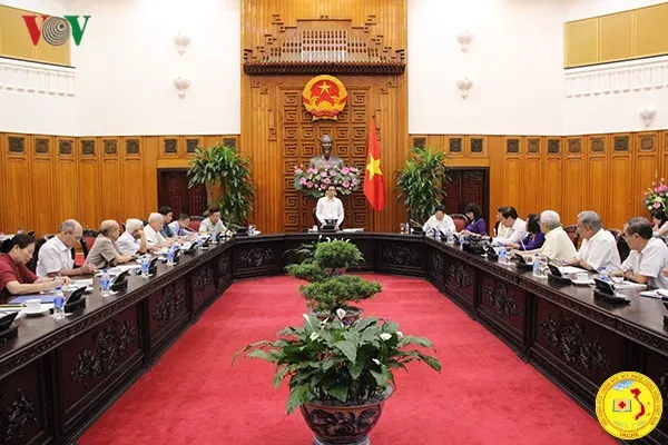 Ảnh: Phó thủ tướng chính phủ vũ đức đam làm việc với Hội Giáo dục Chăm sóc Sức khỏe Cộng đồng Việt Nam