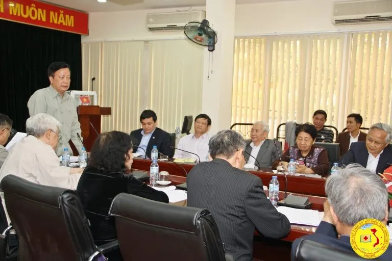 Ảnh: Hội nghị Ban Thường vụ Trung ương Hội lần 2 khóa II ngày 3-4-2017