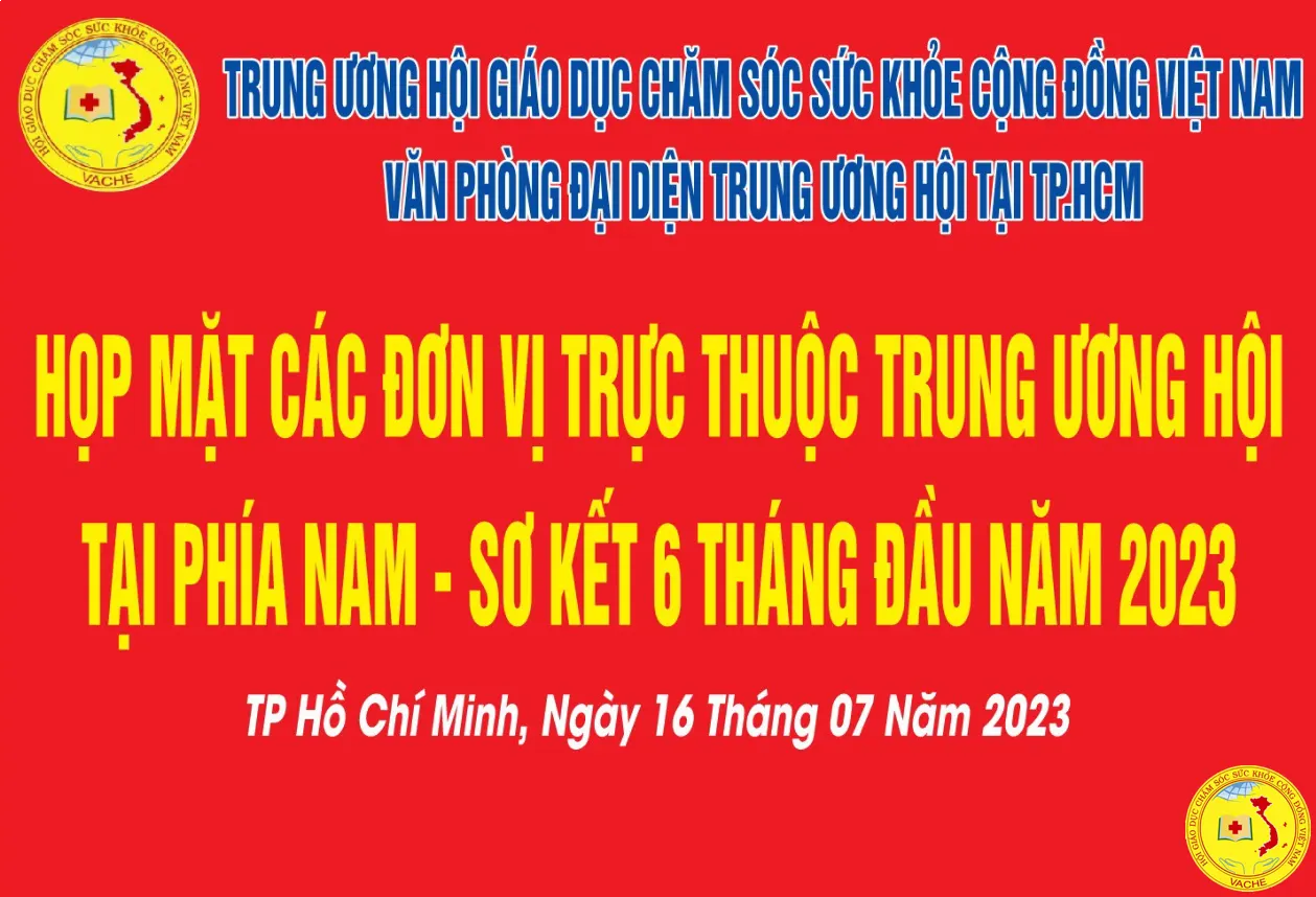 Ảnh: Thông báo mời họp - sơ kết hoạt động 6 tháng đầu năm tại vp Phía Nam