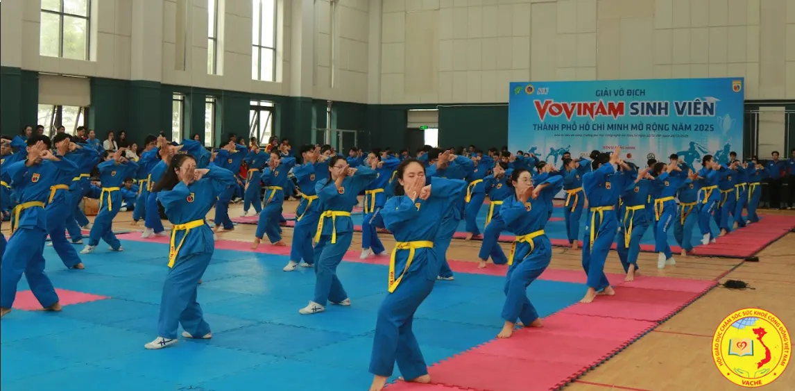 Ảnh: Khai mạc giải vô địch Vovinam Sinh Viên Tp Hồ Chí Minh mở rộng lần 2