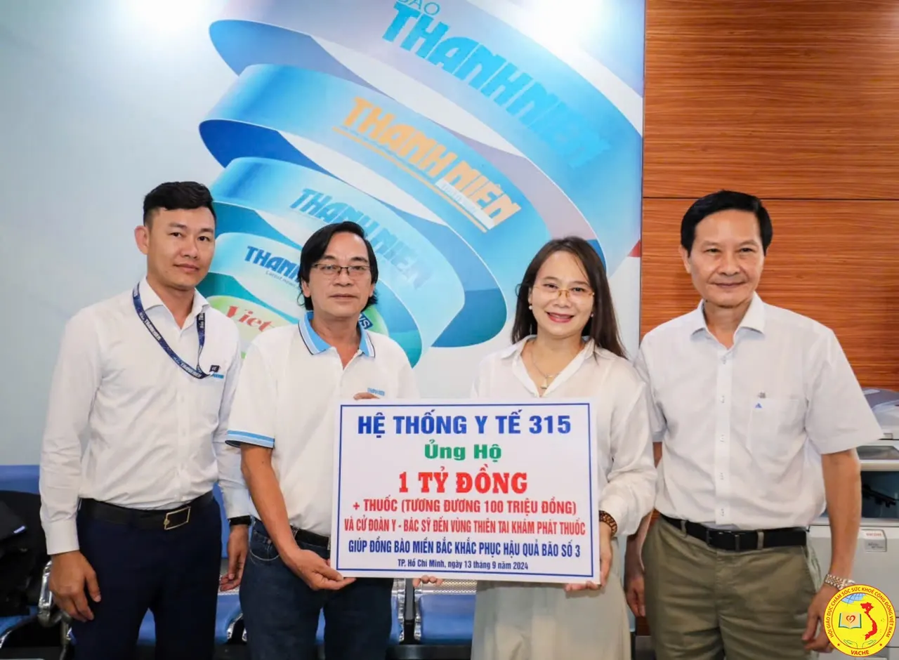 Ảnh: Hệ thống y tế 315 ủng hộ 1 tỷ đồng, thuốc và y bác sĩ chung tay góp sức cùng đồng bào vùng thiên tai vượt qua khó khăn