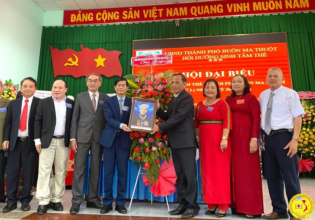 Ảnh: Đại hội dưỡn sinh tâm thế TP Buôn Ma Thuột lần thứ I nhiệm kì 2023-2028
