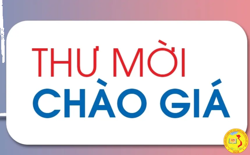 Ảnh: Thư mời cung cấp báo giá