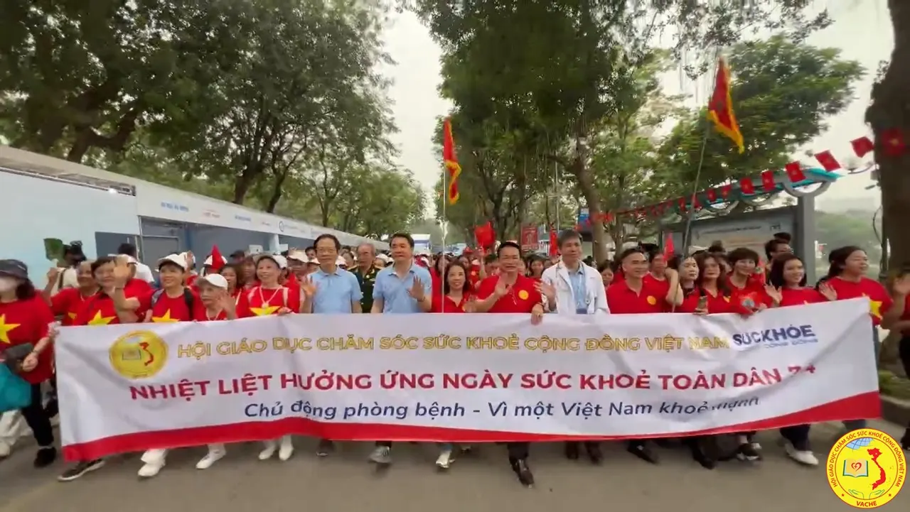 Ảnh: Hội Giáo dục Chăm sóc Sức khỏe Cộng đồng Việt Nam đồng hành cùng Ngày Sức khỏe toàn dân 7/4: Lan tỏa tinh thần chủ động phòng bệnh