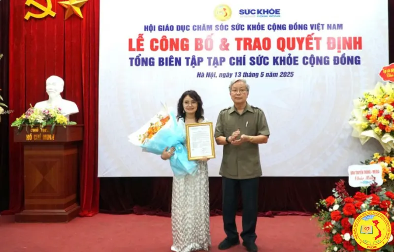 Ảnh: Bổ nhiệm tân Tổng Biên tập Tạp chí Sức khoẻ Cộng đồng