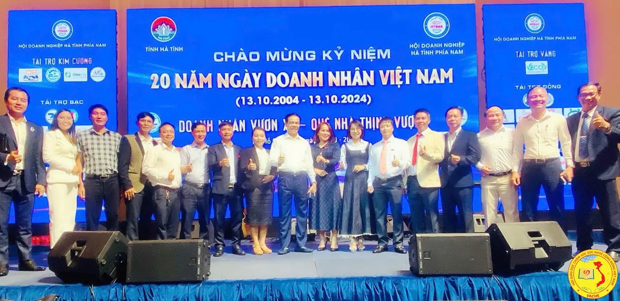Ảnh: VACHE TẠI TP. HCM tham dự Sự kiện Chào Mừng Kỷ Niệm 20 năm ngày Doanh nhân Việt Nam (13/10/2004 – 13/10/2024).
