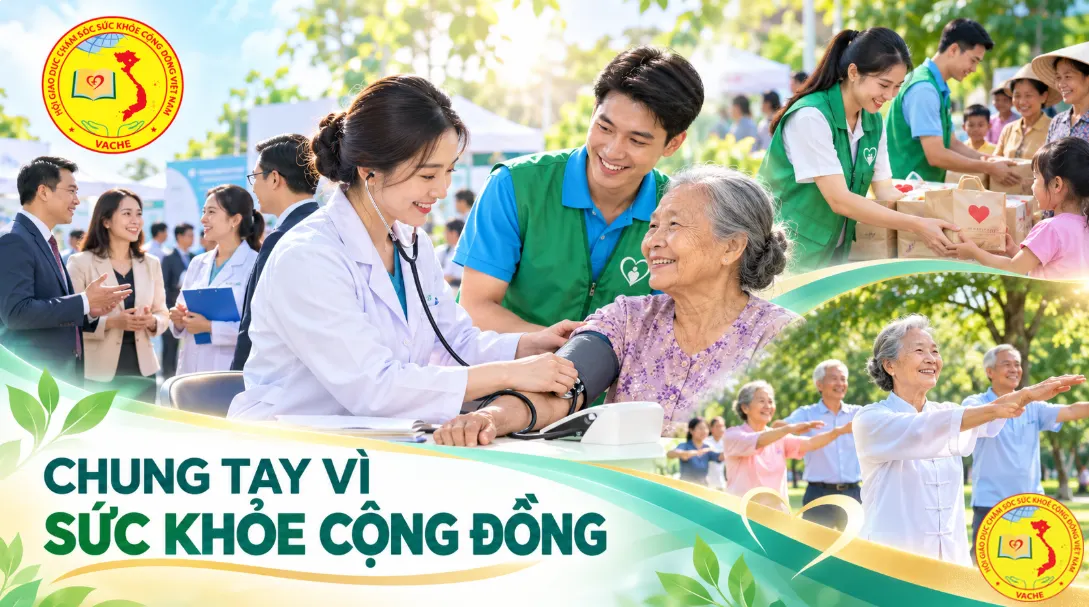 Ảnh: Những hoạt động nổi bật vì sức khỏe cộng đồng năm 2026 của hội VACHE