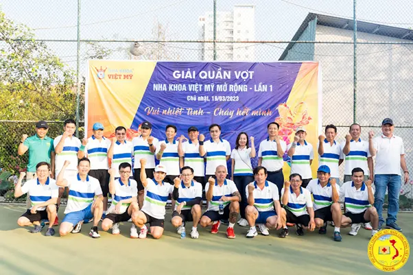 Ảnh: Nha Khoa Việt Mỹ phối hợp với VACHE tại TP. HCM tổ Chức giải Tennis mở rộng lần II gây quỹ từ thiện cho đồng bào vùng cao Tây Bắc