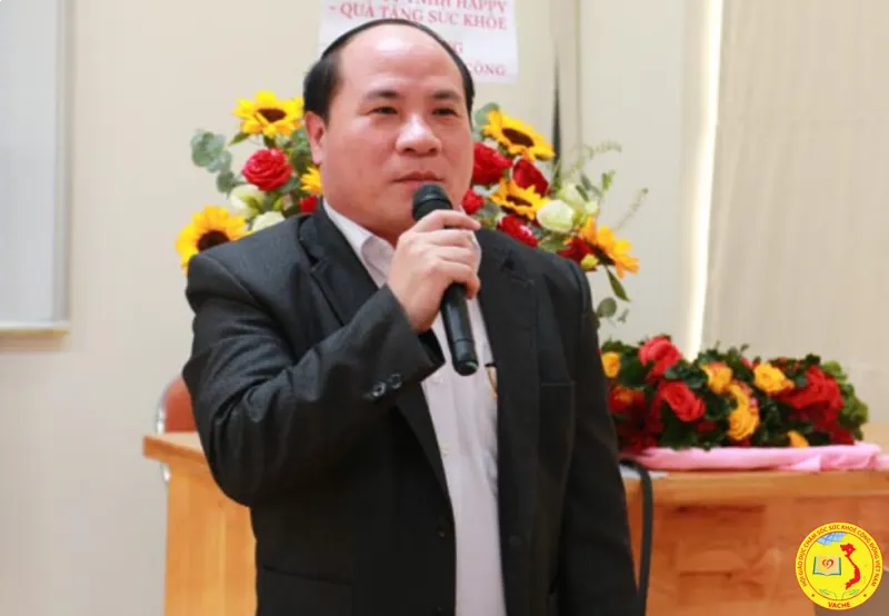 Ảnh: Phạm Đình Vương - Trưởng Văn phòng Đại diện hội GDCSSKCĐVN tại TP.HCM.