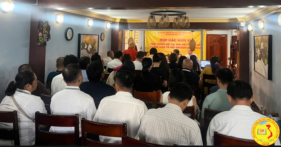 Ảnh: Văn phòng đại diện phía Nam Trung ương Hội Giáo dục Chăm sóc Sức khỏe Cộng đồng Việt Nam tổ chức họp mặt hội viên, chi hội, viện và trung tâm khu vực phía Nam