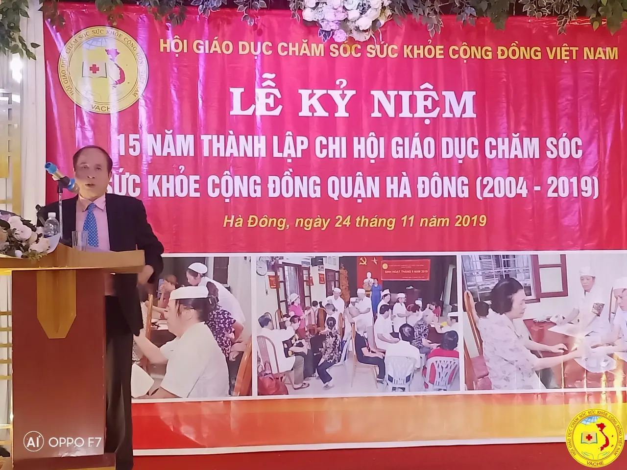 Ảnh: Chi hội GDCSSKCĐ Quận Hà Đông kỷ niệm 15 năm thành lập