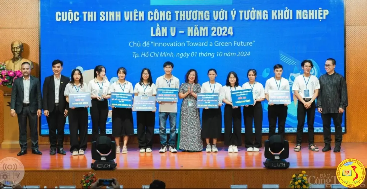 Ảnh: Tìm ra quán quân Cuộc thi Sinh viên Công Thương với ý tưởng khởi nghiệp năm 2024