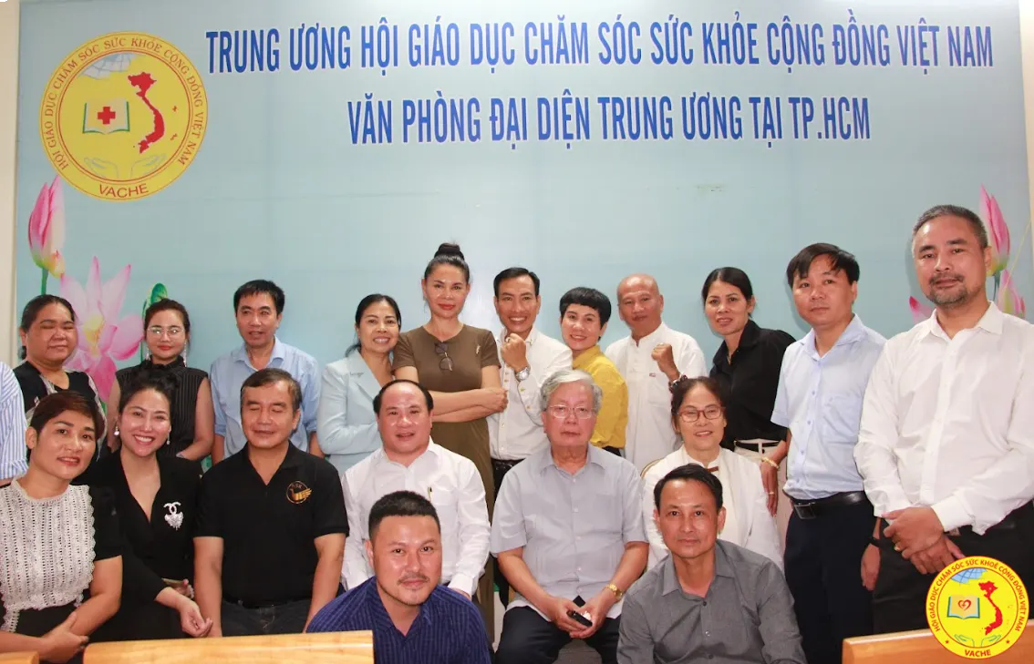 Ảnh: Hội GDCSSKCĐ Việt Nam tổ chức cuộc họp quan trọng tại VPDĐ Phía Nam.