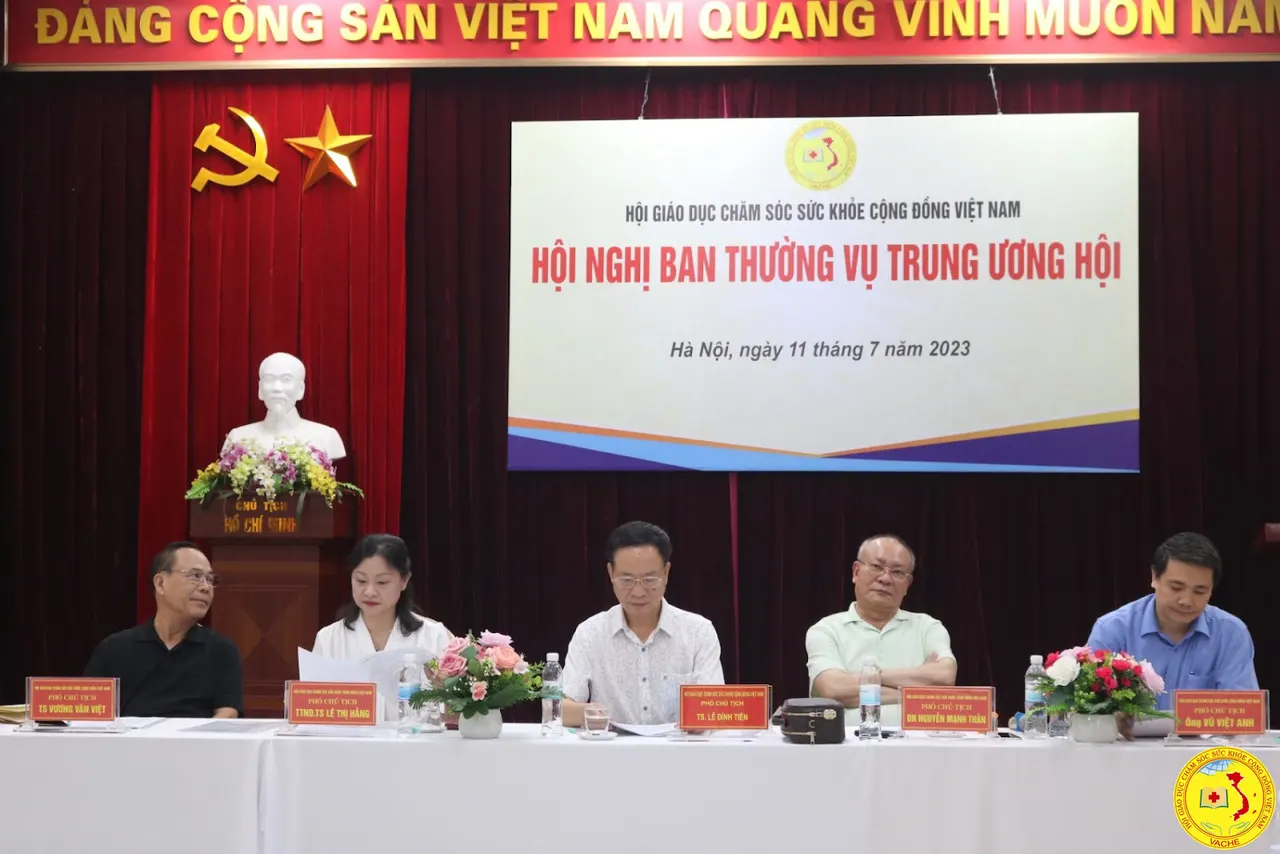Ảnh: Hội nghị Ban Thường vụ Hội GDCSSKCĐ Việt Nam