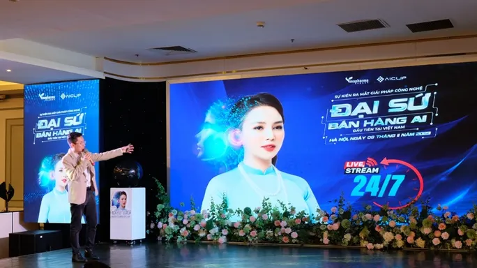 Ảnh: Ra mắt Đại sứ bán hàng trí tuệ nhân tạo đầu tiên tại Việt Nam