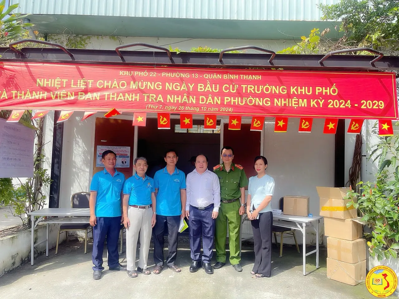 Ảnh: Trưởng Văn Phòng đại diện Trung Ương Hội VACHE Tại TP. HCM Tham Gia Thành Viên Ban Thanh Tra Nhân Dân Phường 13, Quận Bình Thạnh.