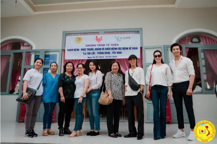 Ảnh: Trung tâm Từ Tâm kết hợp với Vnhope của Mỹ thực hiện chương trình Ngày Từ Tâm