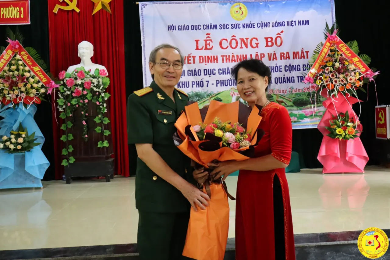 Ảnh: Thành lập Chi hội Giáo dục CSSKCĐ khu phố 7, phường 3 thị xã Quảng Trị, tỉnh Quảng Trị