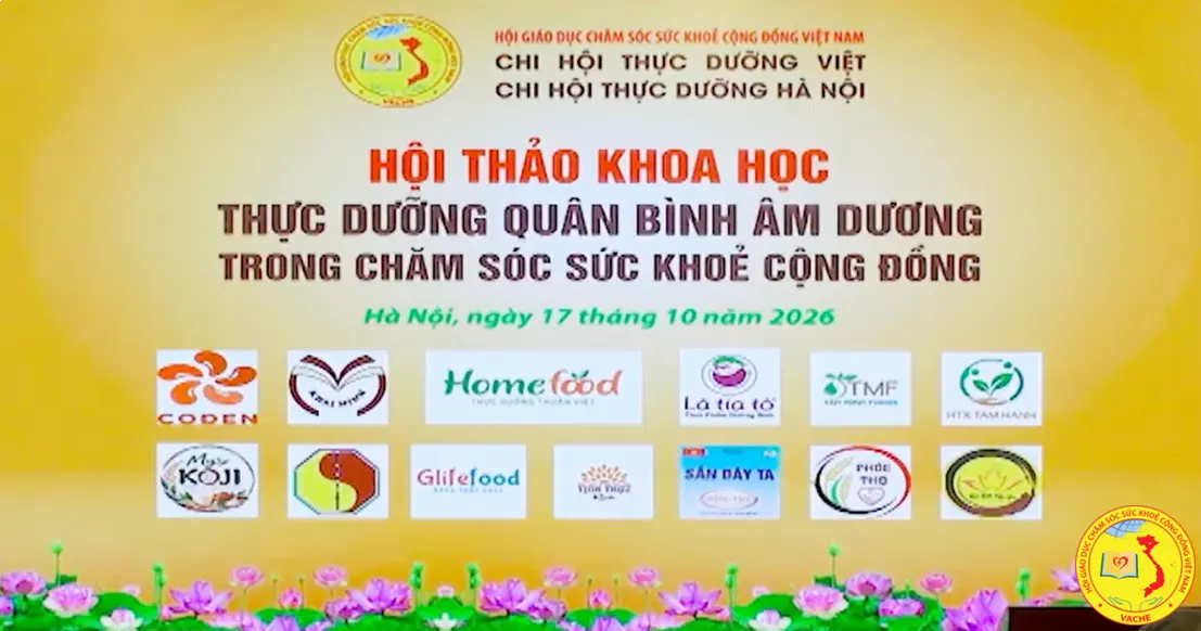 Ảnh: Hội thảo khoa học về thực dưỡng và chăm sóc sức khỏe cộng đồng